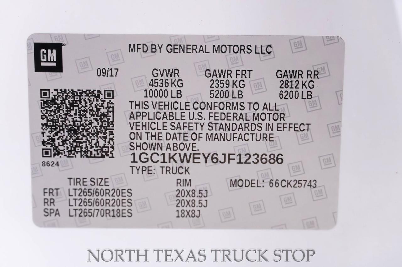 2018 Chevrolet Silverado 2500HD LTZ Z71 6.6L Duramax Diesel 4X4 Mansfield TX
