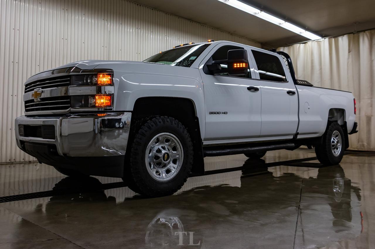 2018 Chevrolet Silverado 3500HD 4x4 Crew Cab WT Longbox Diesel BCam Red Deer AB