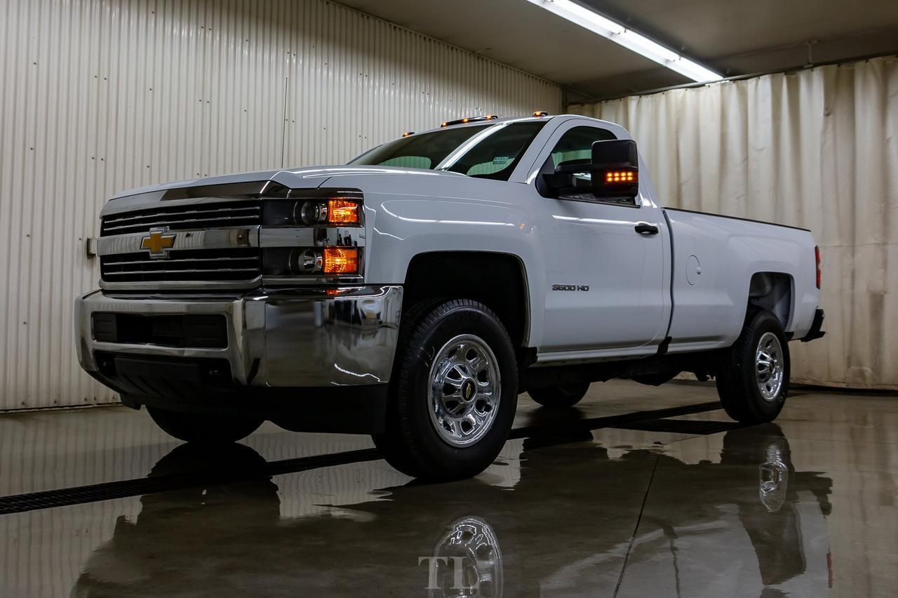 2018 Chevrolet Silverado 3500HD 4x4 Reg Cab WT Longbox BCam Pseat Red Deer AB