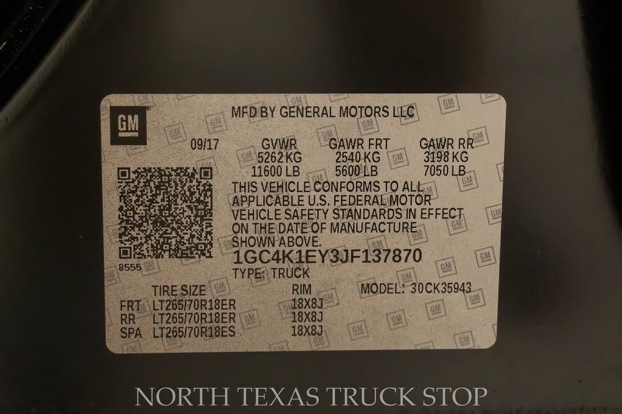 2018 Chevrolet Silverado 3500HD High Country SRW Duramax Diesel 4x4 Mansfield TX