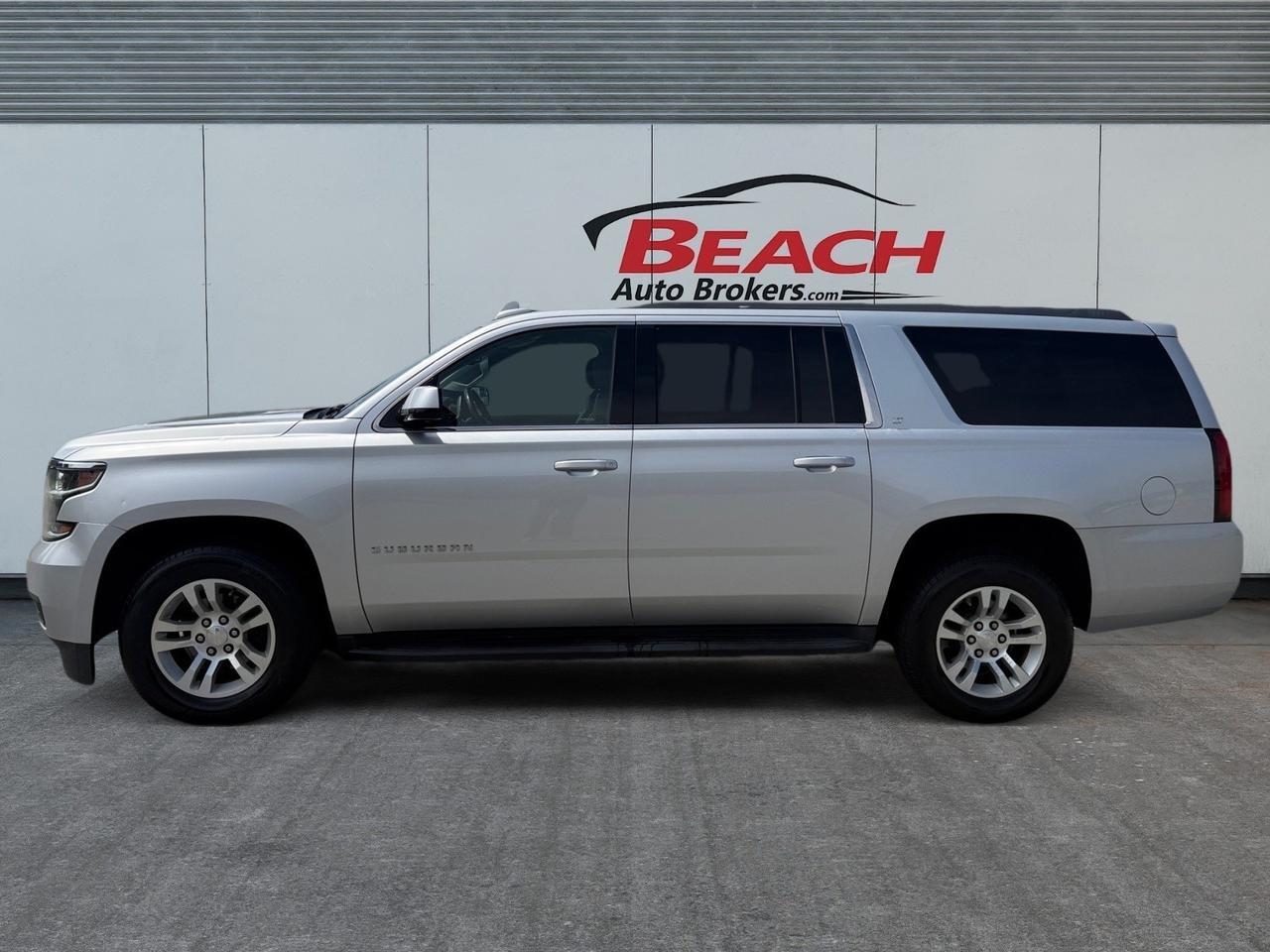 2018 Chevrolet Suburban LT, HEATED SEATS, 3RD ROW, BOSE SPEAKERS, UNIVERSAL GARAGE DOOR OPENER, BLUETOOTH, RUNNING BOARDS, TOW PACKAGE, POWER LIFTGATE, BACKUP CAMERA, POWER MIRRORS, KEYLESS ENTRY, CLEAN CARFAX, THIS SUV IS READY FOR ITS NEXT FAMILY! Norfolk VA