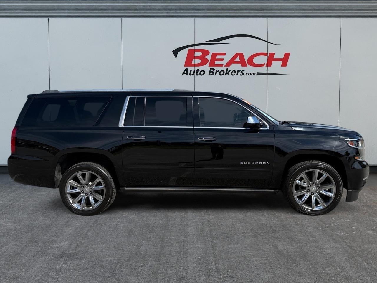 2018 Chevrolet Suburban Premier, WIFI, NAVIGATION, WIRELESS CHARGING, BLUETOOTH, HEATED AND VENTILATED FRONT AND PASSENGER SEATS, GARAGE DOOR OPENER, COME AND TEST DRIVE THIS SUBURBAN TODAY! Norfolk VA