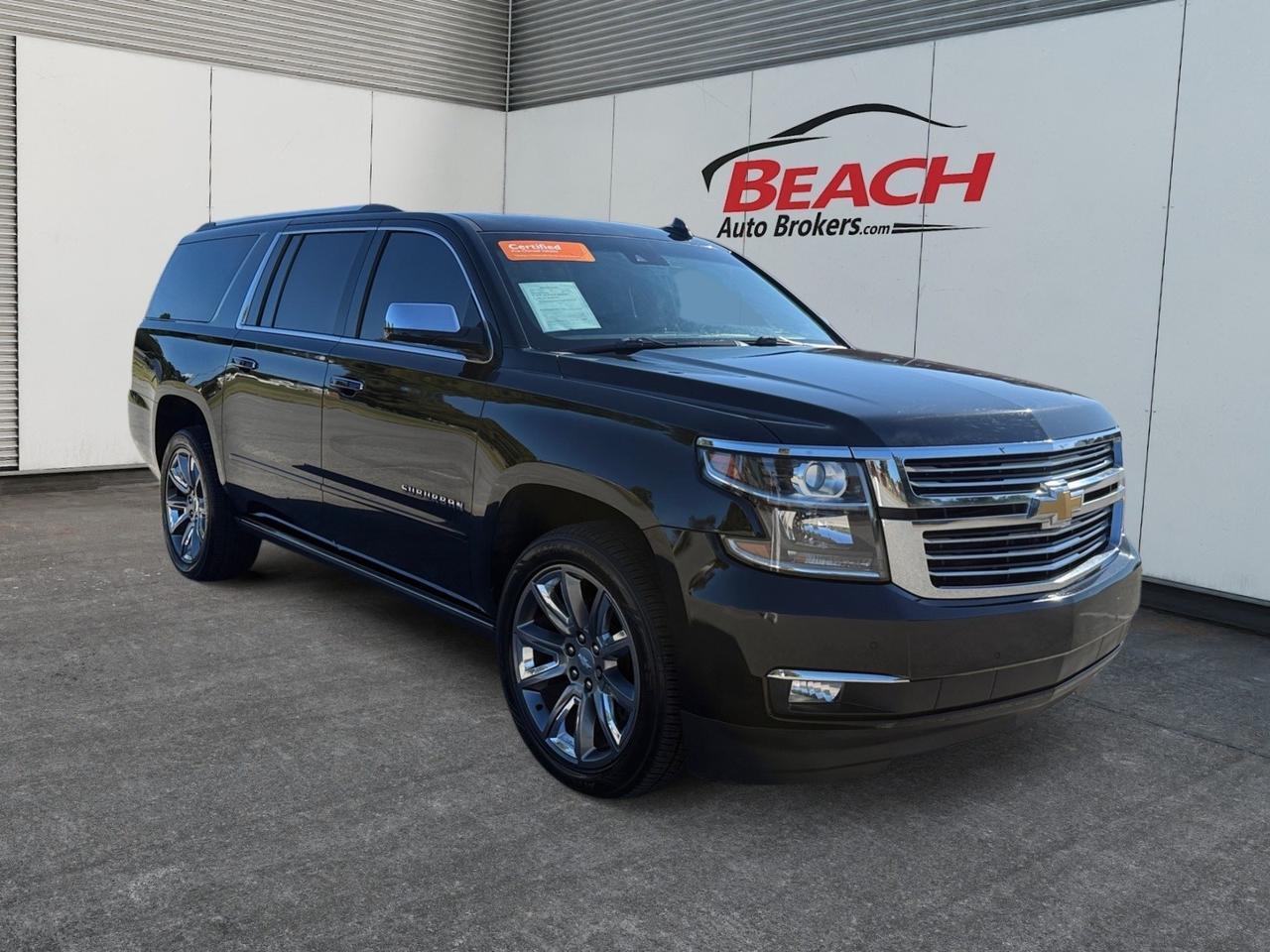 2018 Chevrolet Suburban Premier, WIFI, NAVIGATION, WIRELESS CHARGING, BLUETOOTH, HEATED AND VENTILATED FRONT AND PASSENGER SEATS, GARAGE DOOR OPENER, COME AND TEST DRIVE THIS SUBURBAN TODAY! Norfolk VA