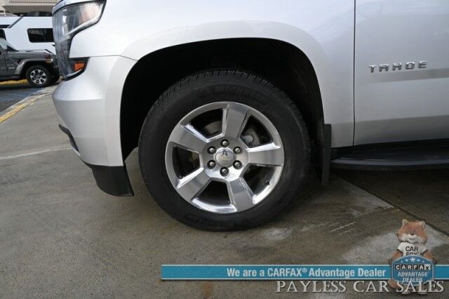 2018 Chevrolet Tahoe LT / 4X4 / Power & Heated Leather Seats / Bose Speakers / Sunroof / Lane Departure & Forward Collision Alert / 3rd Row / Seats 8 / Bluetooth / Back Up Camera / Cruise Control / Power Lift Gate / Tow Pkg Anchorage AK