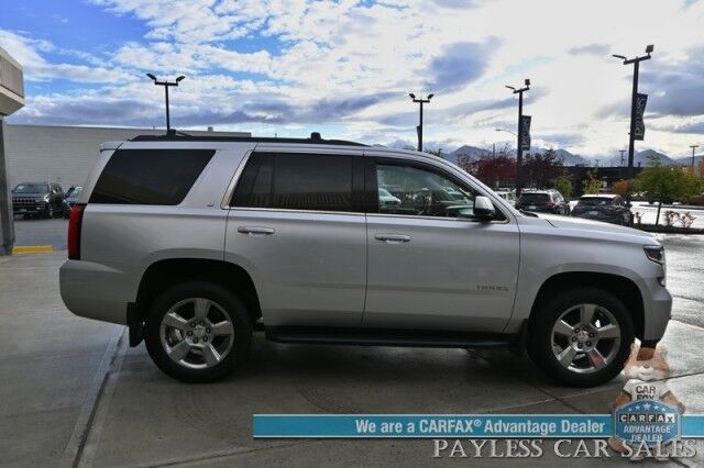 2018 Chevrolet Tahoe LT / 4X4 / Power & Heated Leather Seats / Bose Speakers / Sunroof / Lane Departure & Forward Collision Alert / 3rd Row / Seats 8 / Bluetooth / Back Up Camera / Cruise Control / Power Lift Gate / Tow Pkg Anchorage AK