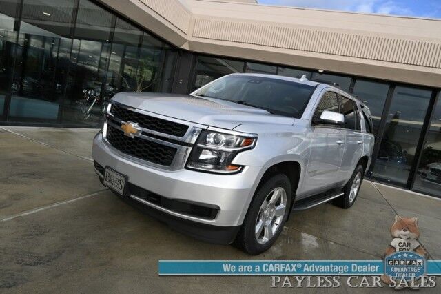 2018 Chevrolet Tahoe LT / 4X4 / Power & Heated Leather Seats / Bose Speakers / Sunroof / Lane Departure & Forward Collision Alert / 3rd Row / Seats 8 / Bluetooth / Back Up Camera / Cruise Control / Power Lift Gate / Tow Pkg Anchorage AK