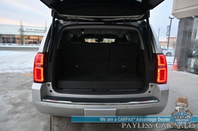 2018 Chevrolet Tahoe Premier / 4X4 / Auto Start / Heated & Cooled Leather Seats / Heated Steering Wheel / Bose Speakers / NAV / Lane Departure & Blind Spot Alert / Apple CarPlay & Android Auto / Back Up Cam / 3rd Row / Seats 7 Anchorage AK