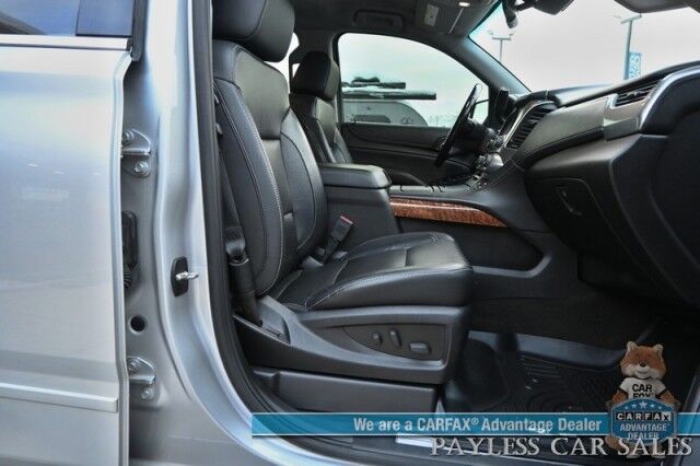 2018 Chevrolet Tahoe Premier / 4X4 / Auto Start / Heated & Cooled Leather Seats / Heated Steering Wheel / Bose Speakers / NAV / Lane Departure & Blind Spot Alert / Apple CarPlay & Android Auto / Back Up Cam / 3rd Row / Seats 7 Anchorage AK