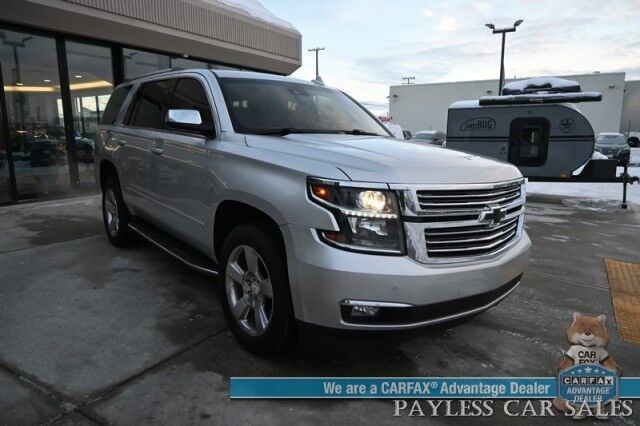 2018 Chevrolet Tahoe Premier / 4X4 / Auto Start / Heated & Cooled Leather Seats / Heated Steering Wheel / Bose Speakers / NAV / Lane Departure & Blind Spot Alert / Apple CarPlay & Android Auto / Back Up Cam / 3rd Row / Seats 7 Anchorage AK