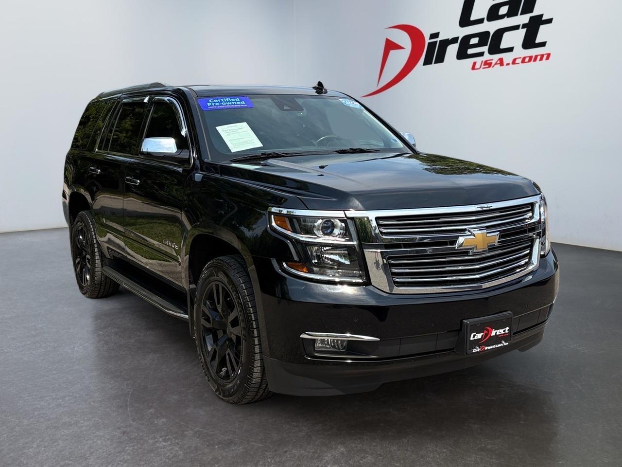 2018 Chevrolet Tahoe Premier, SUNROOF, BLIND SPOT, FORWARD COLLISION, POWER LIFTGATE, RUNNING BOARDS, TOW PACKAGE, POWER 3RD ROW SEATING, REAR DVD ENTERTAINMENT, HEATED & COOLING SEATS, APPLE CARPLAY/ANDROID AUTO, HEADS UP DISPLAY, ONLY 47K MILES, TAKE HOME THIS TAHOE! Virginia Beach VA