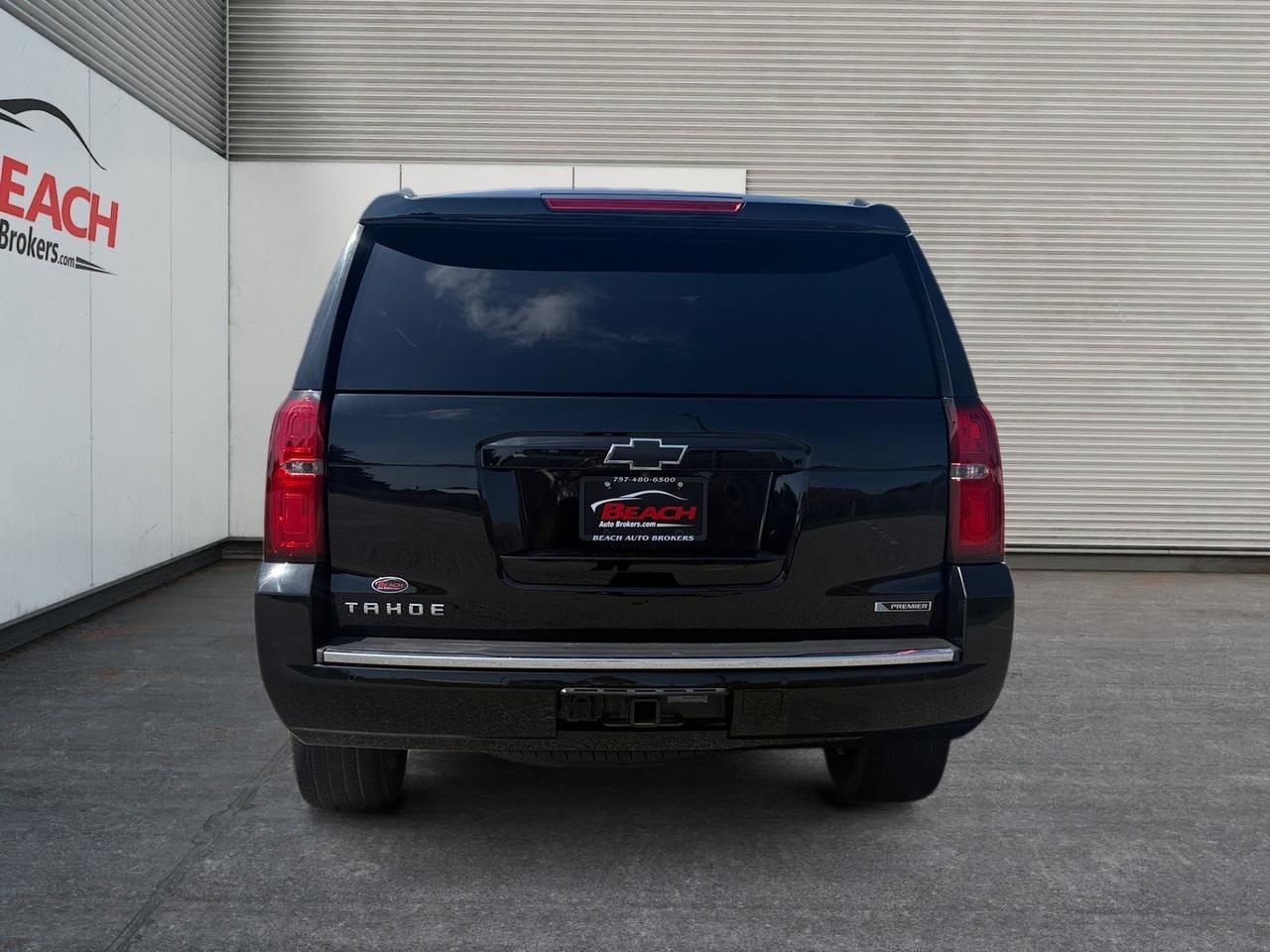 2018 Chevrolet Tahoe Premier, WIFI, BLUETOOTH, LUGGAGE RACK, CAPTAINS CHAIRS, 3RD ROW, HEATED/VENTILATED SEATS, HEATED REAR SEATS, BOSE SPEAKERS, RUNNING BOARDS, POWER LIFTGATE, SUNROOF, TOW PACKAGE, UNIVERSAL GARAGE DOOR OPENER, THE FAMILY VEHICLE YOU HAVE BEEN WAITING Norfolk VA