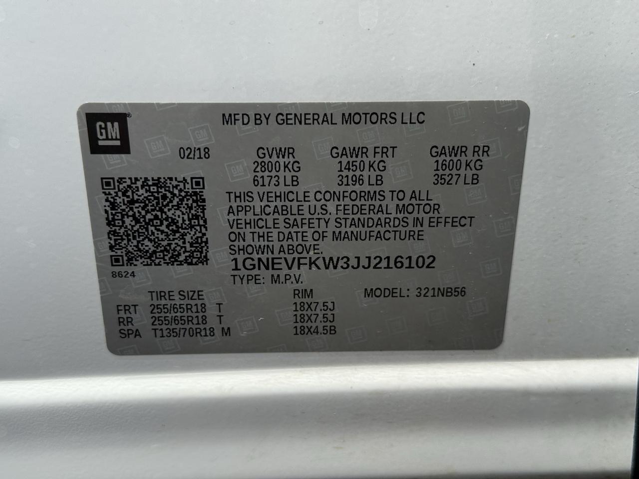 2018 Chevrolet Traverse LS Crestwood KY