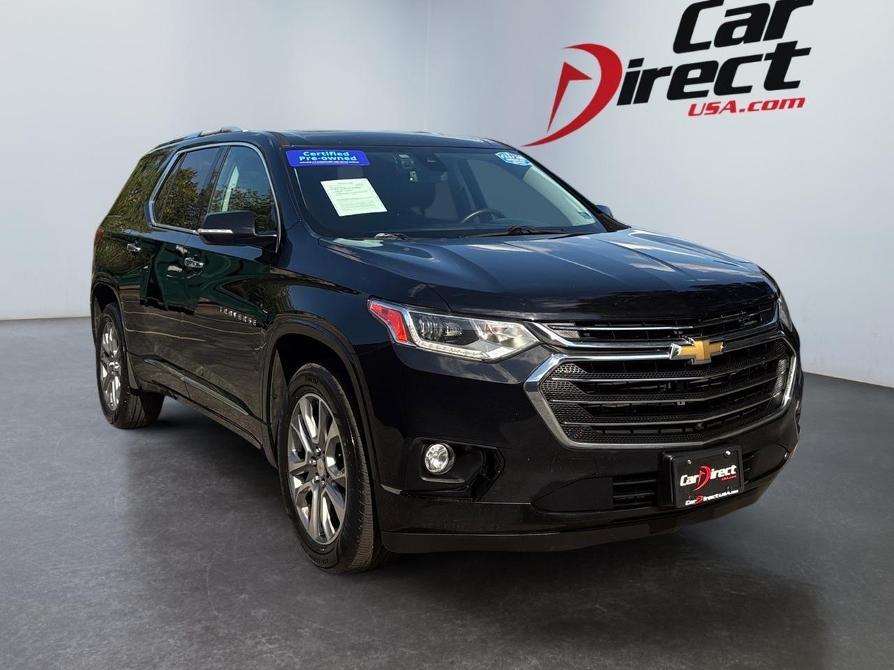 2018 Chevrolet Traverse Premier, POWER LIFTGATE, 3RD ROW SEATS, TWIN SUNROOFS, BLIND SPOT ALERT, FORWARD COLLISION, HEATED & COOLING SEATS, 360 BACKUP CAMERA, WIRELESS CHARGING PAD, 2ND ROW HEATED SEATS, APPLE CARPLAY/ANDROID AUTO, THIS SUV HAS IT ALL!