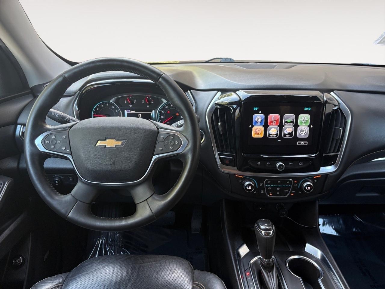 2018 Chevrolet Traverse Premier, POWER LIFTGATE, 3RD ROW SEATS, TWIN SUNROOFS, BLIND SPOT ALERT, FORWARD COLLISION, HEATED & COOLING SEATS, 360 BACKUP CAMERA, WIRELESS CHARGING PAD, 2ND ROW HEATED SEATS, APPLE CARPLAY/ANDROID AUTO, THIS SUV HAS IT ALL!