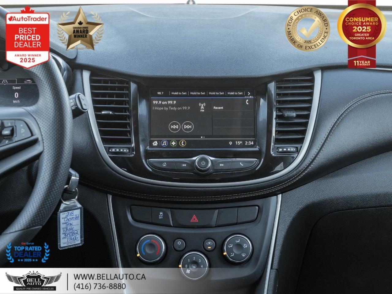 2018 Chevrolet Trax LT | B.CAM | CRUISE CNTRL | USB | BLUETOOTH | NOACCIDENT Toronto ON