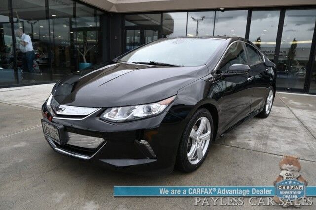 2018 Chevrolet Volt LT / AutoStart / Comfort Pkg / Heated Cloth Seats / Heated Steering Wheel / Power Mirrors, Windows & Locks / Bluetooth / Back Up Camera / Cruise Control / Keyless Entry & Start / Alloy Wheels / 43 MPG Anchorage AK