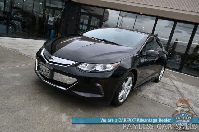 2018 Chevrolet Volt LT / AutoStart / Comfort Pkg / Heated Cloth Seats / Heated Steering Wheel / Power Mirrors, Windows & Locks / Bluetooth / Back Up Camera / Cruise Control / Keyless Entry & Start / Alloy Wheels / 43 MPG Anchorage AK