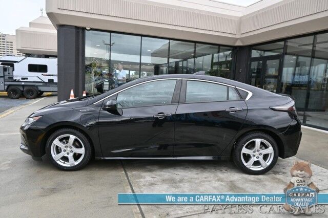 2018 Chevrolet Volt LT / AutoStart / Comfort Pkg / Heated Cloth Seats / Heated Steering Wheel / Power Mirrors, Windows & Locks / Bluetooth / Back Up Camera / Cruise Control / Keyless Entry & Start / Alloy Wheels / 43 MPG Anchorage AK