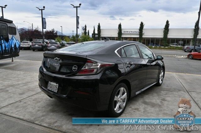 2018 Chevrolet Volt LT / AutoStart / Comfort Pkg / Heated Cloth Seats / Heated Steering Wheel / Power Mirrors, Windows & Locks / Bluetooth / Back Up Camera / Cruise Control / Keyless Entry & Start / Alloy Wheels / 43 MPG Anchorage AK