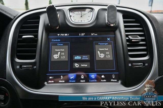 2018 Chrysler 300 Touring L / AWD / Premium Group / Auto Start / Power Heated Leather Seats / Panoramic Sunroof / Beats Audio / Blind Spot Alert / Apple CarPlay & Android Auto / Block Heater / Back Up Cam / 27 MPG Anchorage AK