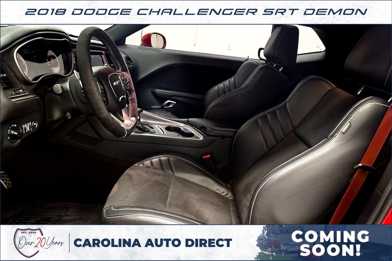 2018 Dodge Challenger SRT Demon / Comfort Audio Group / Coming Soon! Lincolnton NC