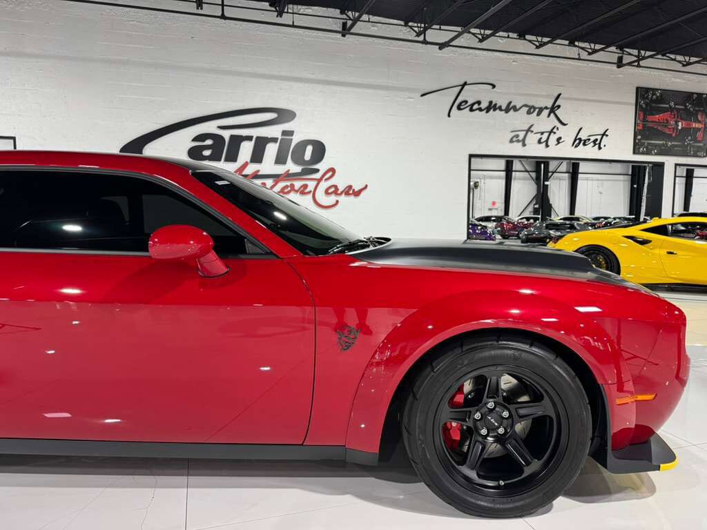 2018 Dodge Challenger SRT Demon DEMON CRATE! Redline Tricoat Pearl paint, satin graphics package, alcantara wheel & MORE!! Fort Lauderdale FL