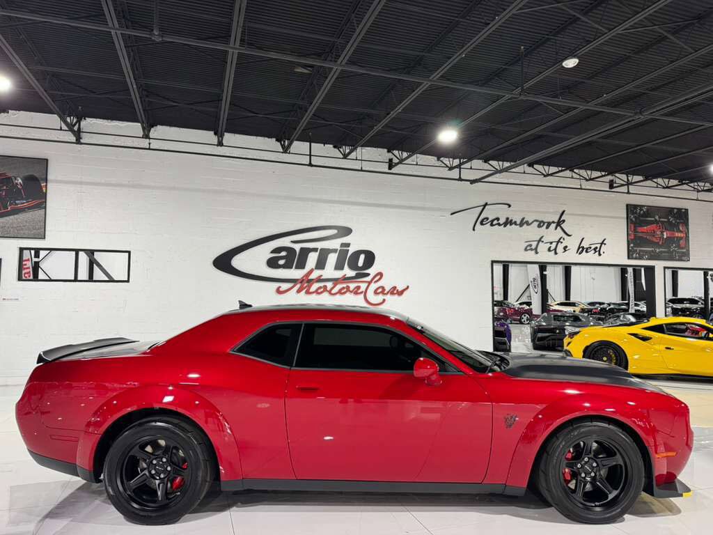 2018 Dodge Challenger SRT Demon DEMON CRATE! Redline Tricoat Pearl paint, satin graphics package, alcantara wheel & MORE!! Fort Lauderdale FL
