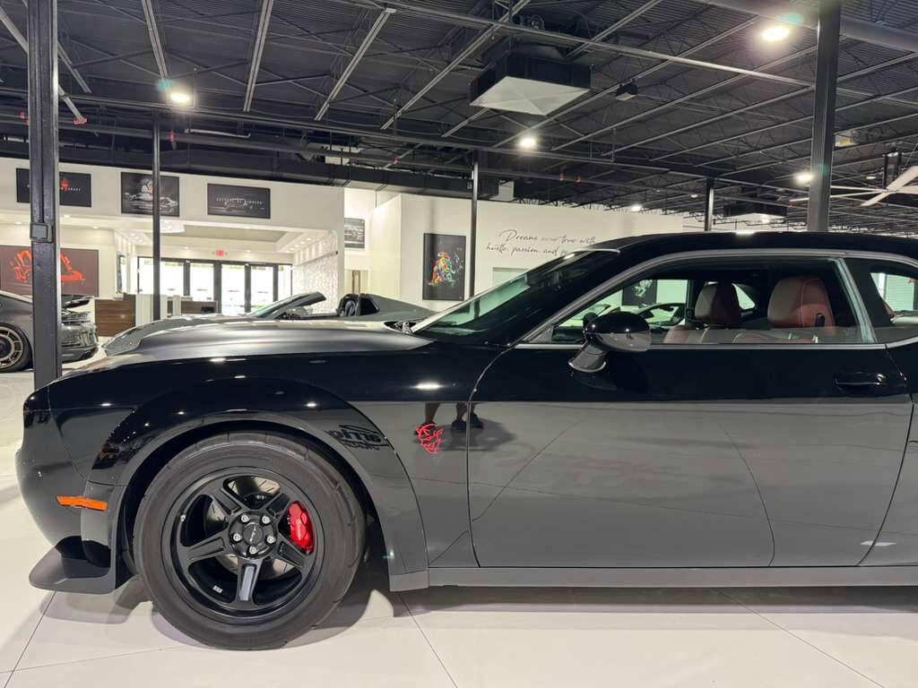 2018 Dodge Challenger SRT Demon Demon Crate, Pitch Black paint, Demonic Red interior,harman/kardon audio system AND MORE!! Fort Lauderdale FL