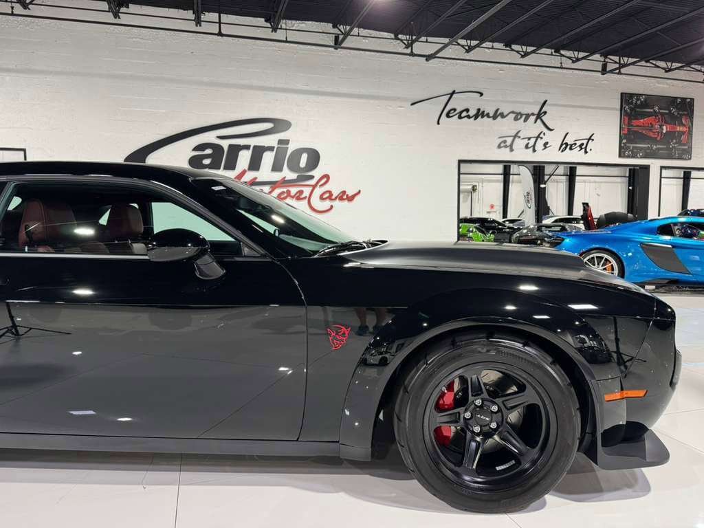 2018 Dodge Challenger SRT Demon Demon Crate, Pitch Black paint, Demonic Red interior,harman/kardon audio system AND MORE!! Fort Lauderdale FL