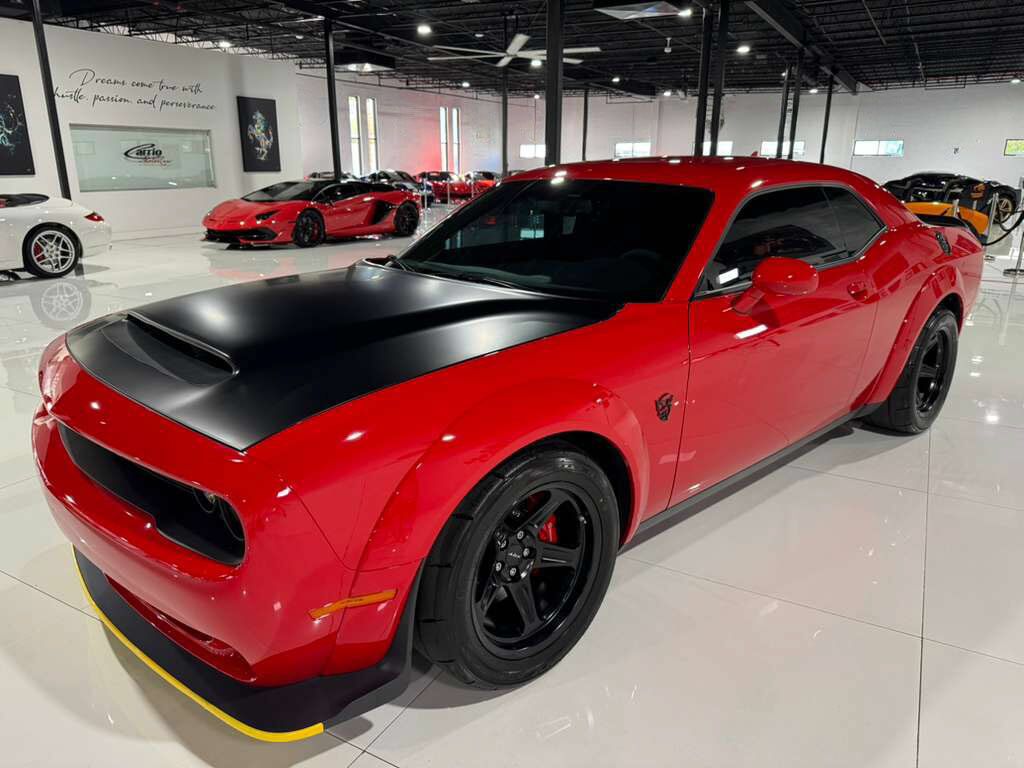 2018 Dodge Challenger SRT Demon Torred paint, Laguna leather/alcantara interior, harman/kardon audio system AND MORE!!