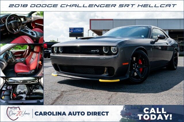 2018 Dodge Challenger SRT Hellcat / Supercharged V8 / Satin Hood!