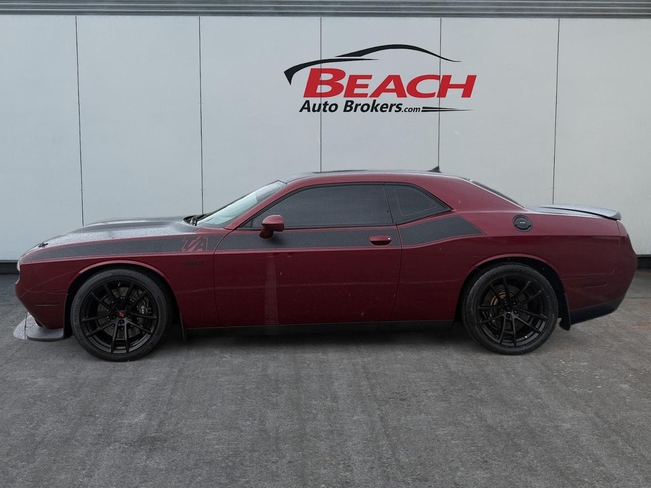 2018 Dodge Challenger T/A 392, HEATED AND VENTILATED SEATS, HEATED STEERING WHEEL, BACKUP CAMERA, APPLE CARPLAY/ANDROID AUTO, SUNROOF, UNIVERSAL GARAGE DOOR OPENER, NAVIGATION, PADDLE SHIFTERS,THIS CHALLENGER HAS ANYTHING YOU COULD EVER WANT MAKE IT YOUR TODAY! Norfolk VA