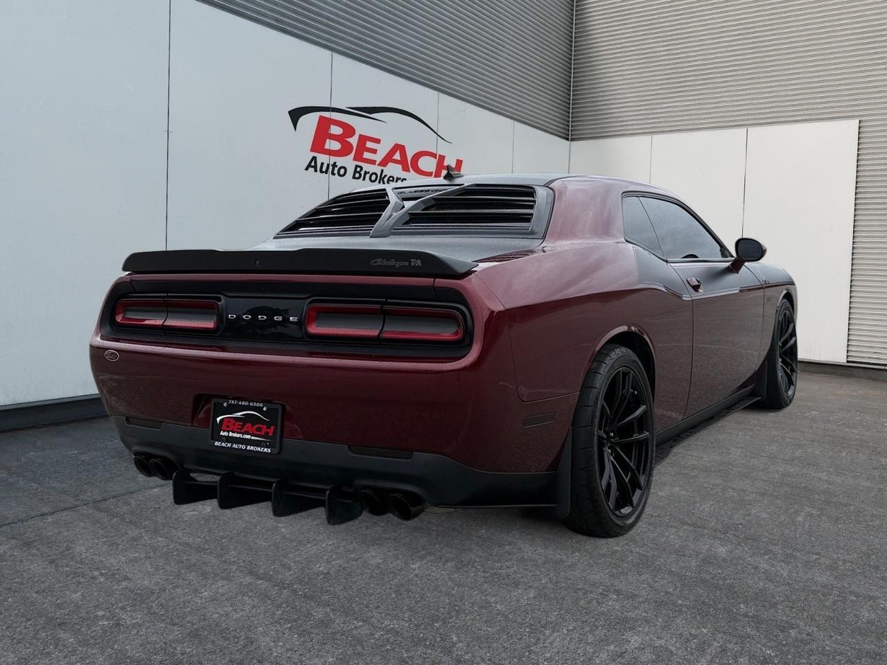 2018 Dodge Challenger T/A 392, HEATED AND VENTILATED SEATS, HEATED STEERING WHEEL, BACKUP CAMERA, APPLE CARPLAY/ANDROID AUTO, SUNROOF, UNIVERSAL GARAGE DOOR OPENER, NAVIGATION, PADDLE SHIFTERS,THIS CHALLENGER HAS ANYTHING YOU COULD EVER WANT MAKE IT YOUR TODAY! Norfolk VA