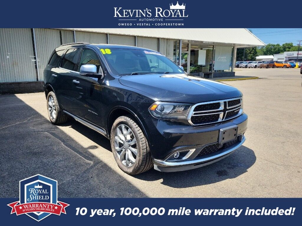 2018 Dodge Durango Citadel Anodized Platinum Owego NY