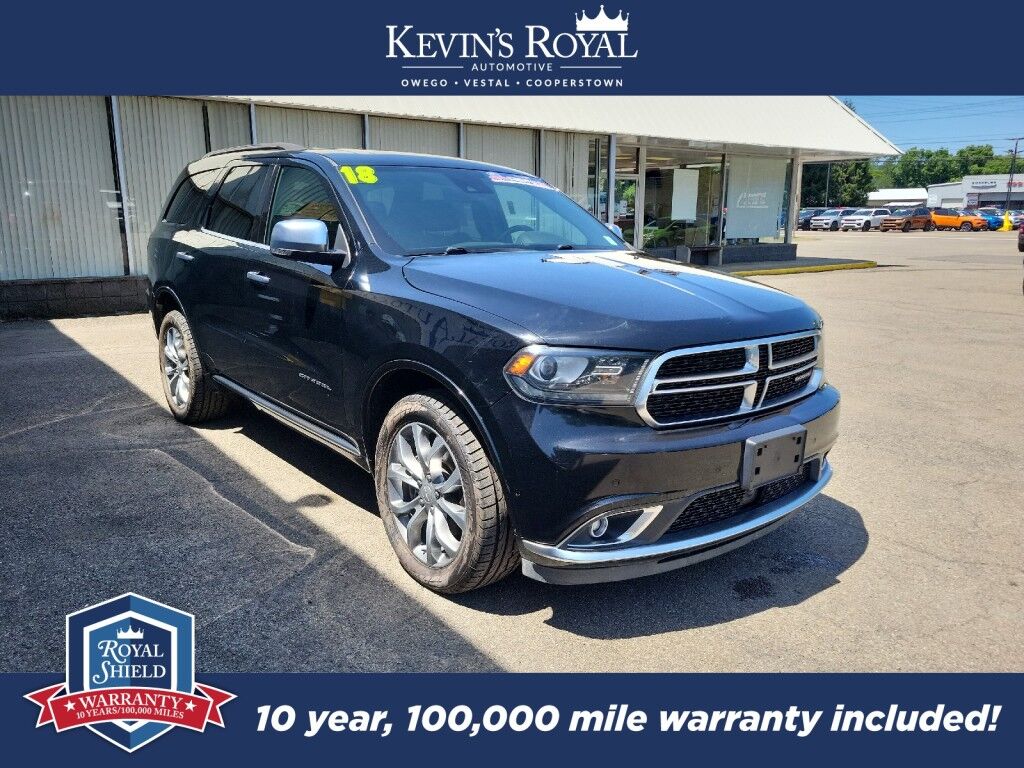 2018 Dodge Durango Citadel Anodized Platinum Owego NY