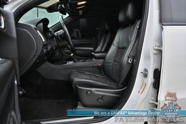 2018 Dodge Durango GT / AWD / Blacktop Pkg / Premium & Tech Group / Auto Start / Front & Rear Heated Leather Seats / Heated Steering / Sunroof / NAV / Beats Audio / Adaptive Cruise & Blind Spot / 3rd Row / Seats 7 / Block Heater Anchorage AK