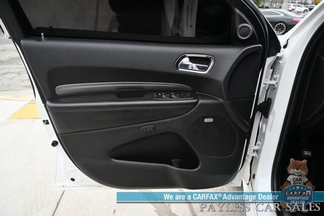 2018 Dodge Durango GT / AWD / Blacktop Pkg / Premium & Tech Group / Auto Start / Front & Rear Heated Leather Seats / Heated Steering / Sunroof / NAV / Beats Audio / Adaptive Cruise & Blind Spot / 3rd Row / Seats 7 / Block Heater Anchorage AK