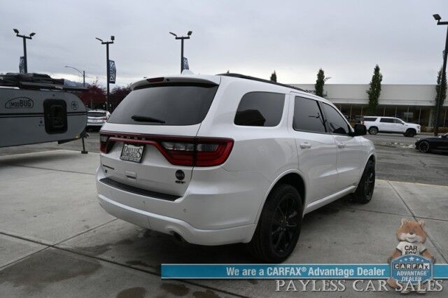 2018 Dodge Durango GT / AWD / Blacktop Pkg / Premium & Tech Group / Auto Start / Front & Rear Heated Leather Seats / Heated Steering / Sunroof / NAV / Beats Audio / Adaptive Cruise & Blind Spot / 3rd Row / Seats 7 / Block Heater Anchorage AK