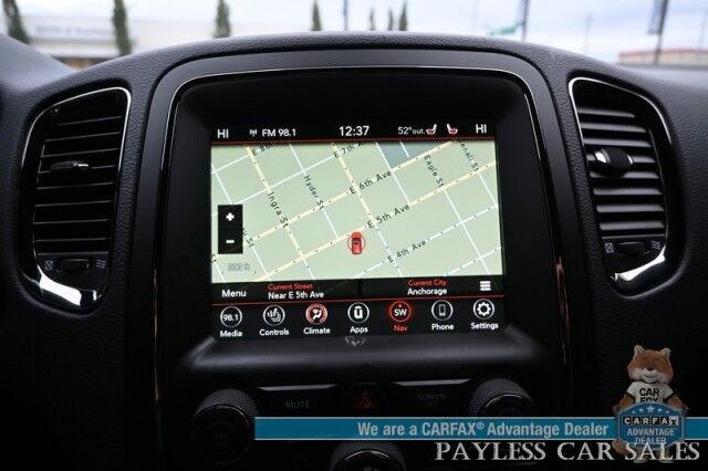 2018 Dodge Durango GT / AWD / Blacktop Pkg / Premium & Tech Group / Auto Start / Front & Rear Heated Leather Seats / Heated Steering / Sunroof / NAV / Beats Audio / Adaptive Cruise & Blind Spot / 3rd Row / Seats 7 / Block Heater Anchorage AK