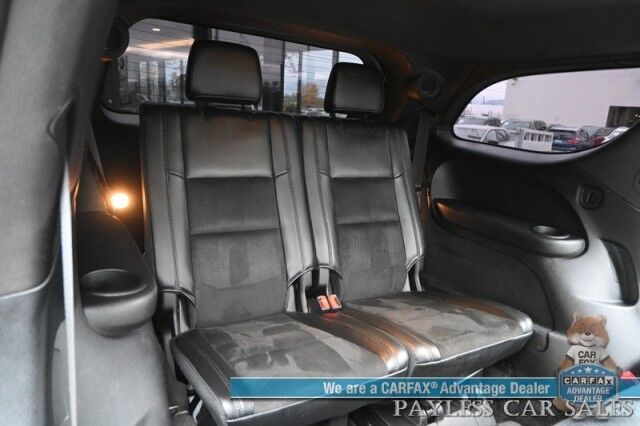 2018 Dodge Durango GT / AWD / Blacktop Pkg / Premium & Tech Group / Auto Start / Front & Rear Heated Leather Seats / Heated Steering / Sunroof / NAV / Beats Audio / Adaptive Cruise & Blind Spot / 3rd Row / Seats 7 / Block Heater Anchorage AK