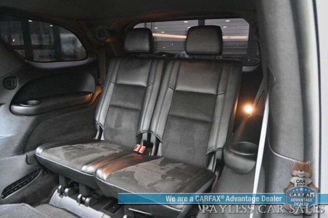 2018 Dodge Durango GT / AWD / Blacktop Pkg / Premium & Tech Group / Auto Start / Front & Rear Heated Leather Seats / Heated Steering / Sunroof / NAV / Beats Audio / Adaptive Cruise & Blind Spot / 3rd Row / Seats 7 / Block Heater Anchorage AK