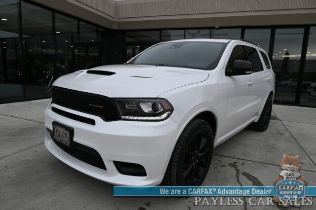 2018 Dodge Durango GT / AWD / Blacktop Pkg / Premium & Tech Group / Auto Start / Front & Rear Heated Leather Seats / Heated Steering / Sunroof / NAV / Beats Audio / Adaptive Cruise & Blind Spot / 3rd Row / Seats 7 / Block Heater Anchorage AK