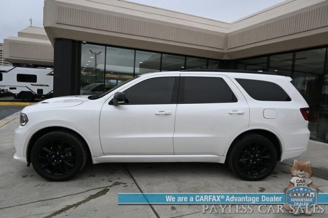 2018 Dodge Durango GT / AWD / Blacktop Pkg / Premium & Tech Group / Auto Start / Front & Rear Heated Leather Seats / Heated Steering / Sunroof / NAV / Beats Audio / Adaptive Cruise & Blind Spot / 3rd Row / Seats 7 / Block Heater Anchorage AK