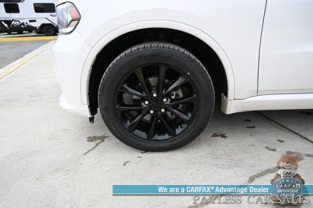 2018 Dodge Durango GT / AWD / Blacktop Pkg / Premium & Tech Group / Auto Start / Front & Rear Heated Leather Seats / Heated Steering / Sunroof / NAV / Beats Audio / Adaptive Cruise & Blind Spot / 3rd Row / Seats 7 / Block Heater Anchorage AK