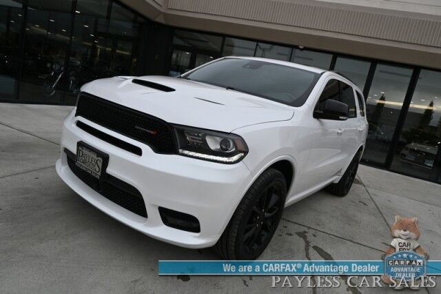 2018 Dodge Durango GT / AWD / Blacktop Pkg / Premium & Tech Group / Auto Start / Front & Rear Heated Leather Seats / Heated Steering / Sunroof / NAV / Beats Audio / Adaptive Cruise & Blind Spot / 3rd Row / Seats 7 / Block Heater Anchorage AK