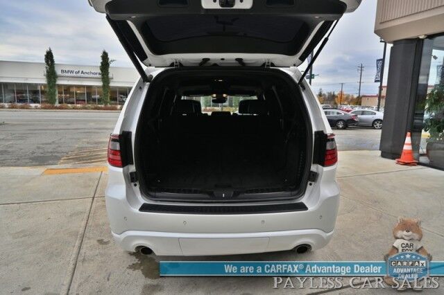 2018 Dodge Durango GT / AWD / Blacktop Pkg / Premium & Tech Group / Auto Start / Front & Rear Heated Leather Seats / Heated Steering / Sunroof / NAV / Beats Audio / Adaptive Cruise & Blind Spot / 3rd Row / Seats 7 / Block Heater Anchorage AK