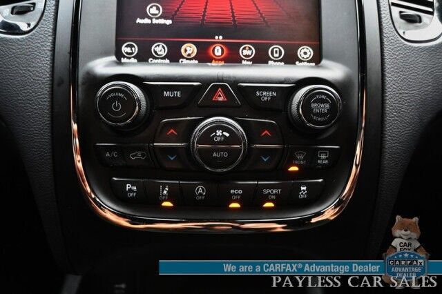 2018 Dodge Durango GT / AWD / Blacktop Pkg / Premium & Tech Group / Auto Start / Front & Rear Heated Leather Seats / Heated Steering / Sunroof / NAV / Beats Audio / Adaptive Cruise & Blind Spot / 3rd Row / Seats 7 / Block Heater Anchorage AK