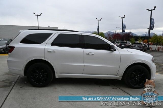 2018 Dodge Durango GT / AWD / Blacktop Pkg / Premium & Tech Group / Auto Start / Front & Rear Heated Leather Seats / Heated Steering / Sunroof / NAV / Beats Audio / Adaptive Cruise & Blind Spot / 3rd Row / Seats 7 / Performance Hood Anchorage AK