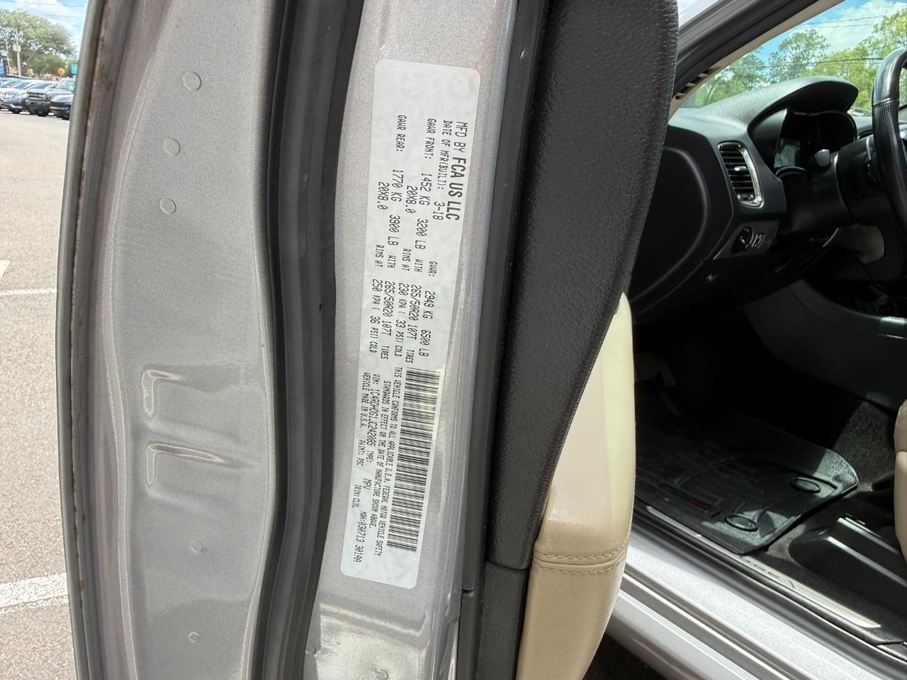 2018 Dodge Durango GT RWD Jacksonville FL