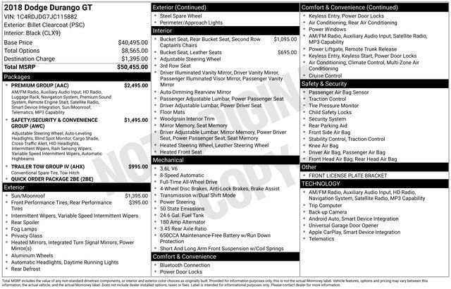 2018 Dodge Durango GT Raleigh NC